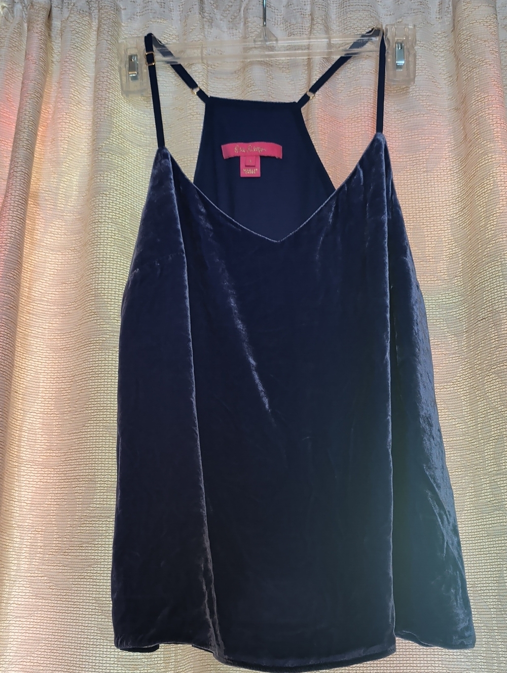 Velvet Top with Adjustable Straps